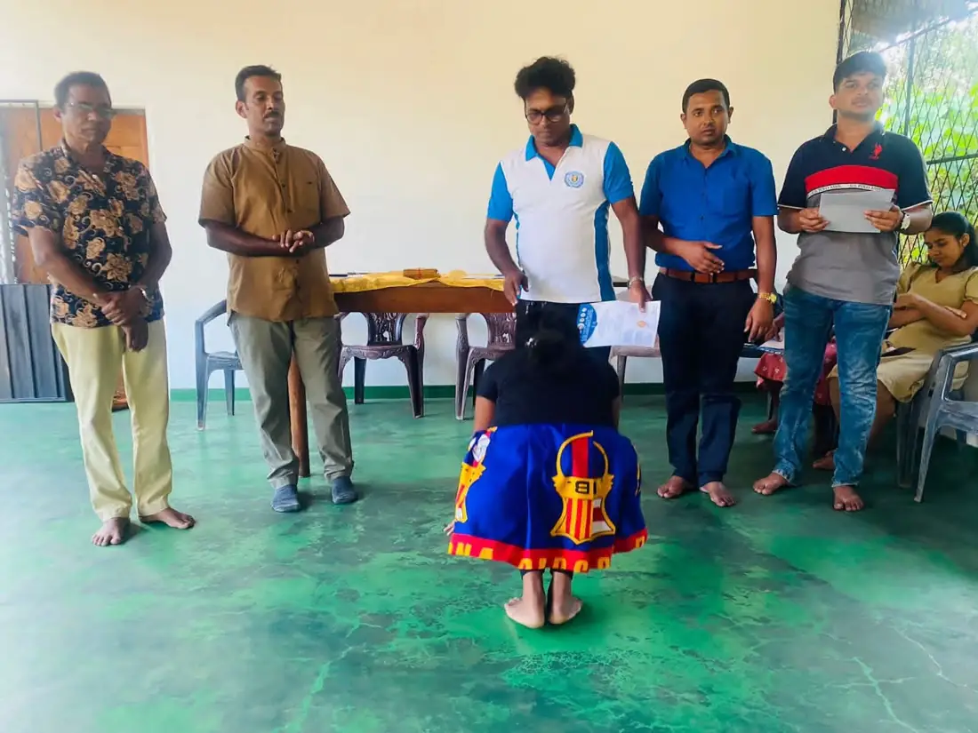 IHRC and Shri Hela Cultural Collaboration Foundation Award Certificates to Dance Students in Pannala After Two Years of Free Education