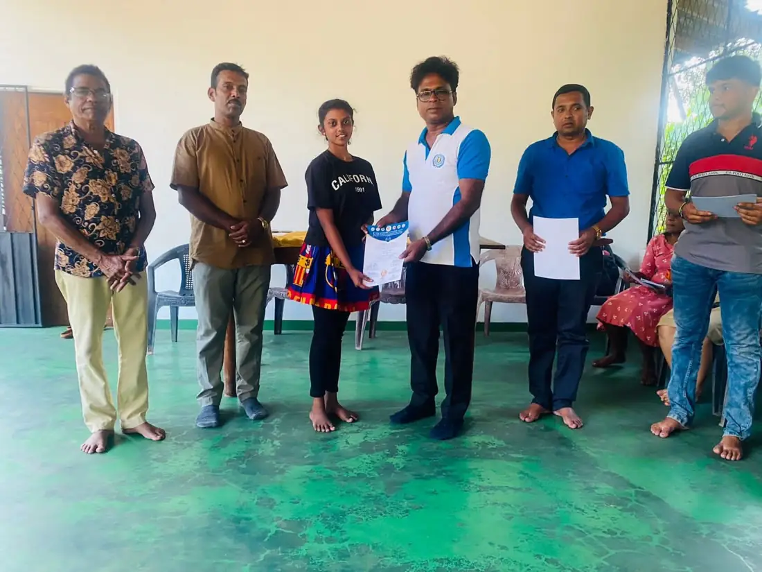 IHRC and Shri Hela Cultural Collaboration Foundation Award Certificates to Dance Students in Pannala After Two Years of Free Education